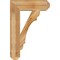 Ekena Millwork Olympic Craftsman Rough Sawn Bracket, Western Red Cedar, 6"W x 24"D x 36"H BKT06X24X36OLY04RWR - alternate 4